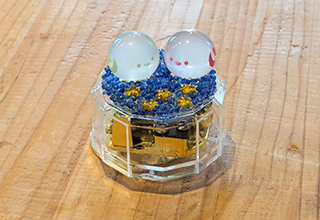 A-シマエナガ（エメラルドリーン・ピンク）